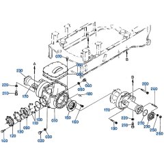 Differential Case (Rear) Assembly for Kubota R400 Loader