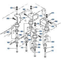 Engine Bracket Assembly for Kubota R410 Loader