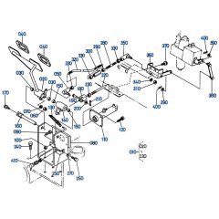 Brake Pedal Assembly for Kubota R410 Loader