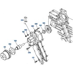 Water Pump Assembly for Kubota R410 Loader