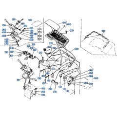 Instrument Panel Assembly for Kubota R410 Loader