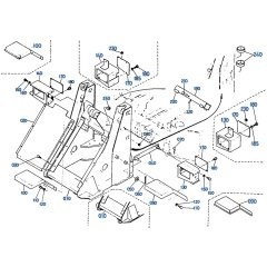 Front Frame Assembly for Kubota R410 Loader