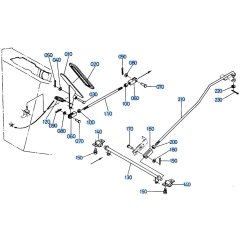Accelerator Pedal Assembly for Kubota R410 Loader