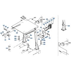 ROPS Assembly for Kubota R410 Loader