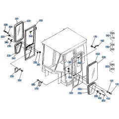 Door Assembly for Kubota R410 Loader