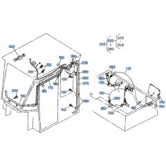 Heater Assembly for Kubota R410 Loader
