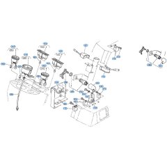 Instrument Panel Assembly for Kubota R420 Loader
