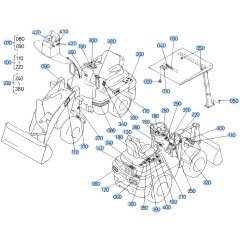 Decals for Kubota R420 Loader