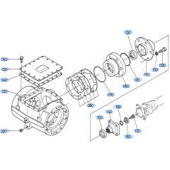 Differential Case (Front) Assembly for Kubota R420 Loader