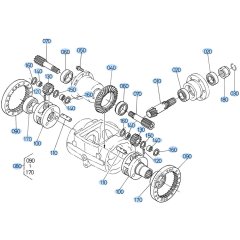 Planetary Gear (Front) Assembly for Kubota R420 Loader