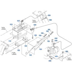 Battery Assembly for Kubota R430 Loader