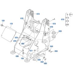 Front Frame Assembly for Kubota R430 Loader