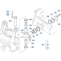 Swivel Joint Assembly for Kubota R430 Loader