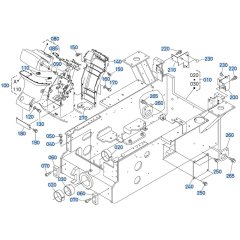 Rear Frame Assembly for Kubota R430 Loader