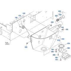 Fuel Tank Assembly for Kubota R430 Loader