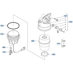 Separator Assembly for Kubota R430 Loader