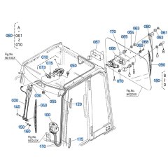 Wiper Motor Assembly for Kubota R430 Loader