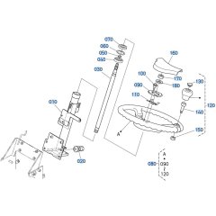 Steering Column Assembly for Kubota R430 Loader