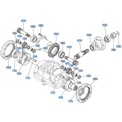 Differential Case (Front) Assembly for Kubota R430 Loader