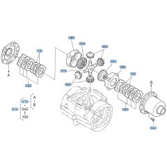 Differential (Front) Assembly for Kubota R430 Loader