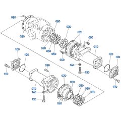 Axle Case (Rear) Assembly for Kubota R430 Loader
