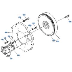 Flywheel Assembly for Kubota R510 Loader