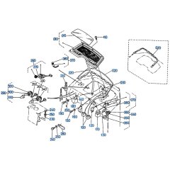 Instrument Panel Assembly for Kubota R510 Loader