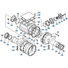 Axle Case (Front) Assembly for Kubota R510 Loader