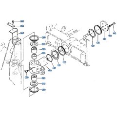 Centre Pin Assembly for Kubota R510 Loader