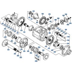Axle (Front) Assembly for Kubota R510 Loader