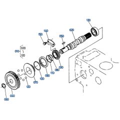 Fuel Camshaft Assembly for Kubota R510 Loader