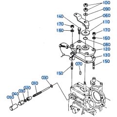 Speed Control Plate Assembly for Kubota R510 Loader