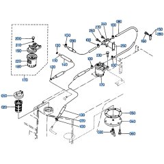 Fuel Tank Assembly for Kubota R510 Loader