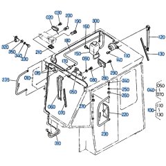 Wiper Assembly for Kubota R510 Loader