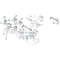 Instrument Panel Assembly for Kubota R520 Loader