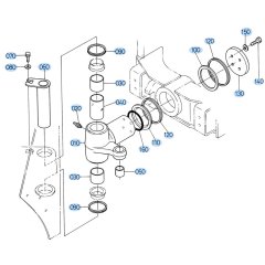 Joint Assembly for Kubota R520 Loader