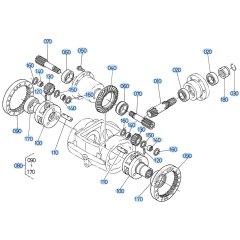 Planetary Gear (Front) Assembly for Kubota R520 Loader