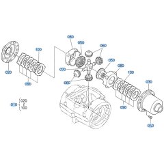Differential (Front) Assembly for Kubota R520 Loader