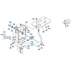 Control Lever Assembly for Kubota R520 Loader