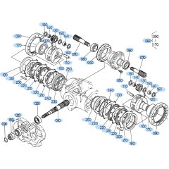 Planetary Gear (Rear) Assembly for Kubota R520 Loader