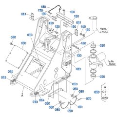 Front Frame Assembly for Kubota R530 Loader