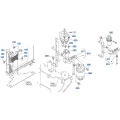 Fuel Filter Assembly for Kubota R530 Loader