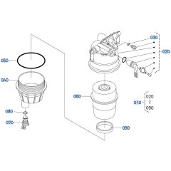 Separator Assembly for Kubota R530 Loader