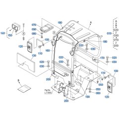 Canopy Assembly for Kubota R530 Loader