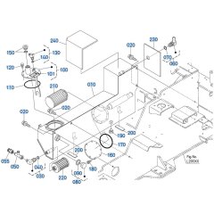 Oil Tank Assembly for Kubota R530 Loader