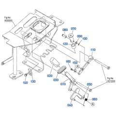 Control Lever Assembly -1 for Kubota R530 Loader