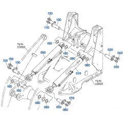 Lift Cylinder Assembly for Kubota R530 Loader