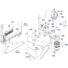 Fuel Filter Assembly for Kubota R540 Loader