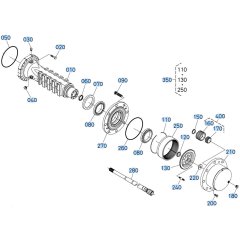 Front Axle (Hub Reduction) Assembly for Kubota R540 Loader
