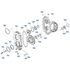 Rear Axle (Gearbox) Assembly for Kubota R540 Loader